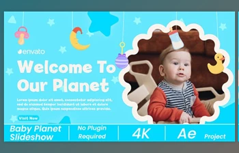 Download Baby Planet Slideshow (Videohive 35980837) - AE Project