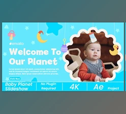 Download Baby Planet Slideshow (Videohive 35980837) - AE Project