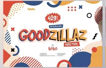 Download Goodzillaz – Kids <span class='badge badge-warning'>Type</span> Font
