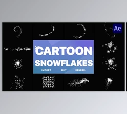 Download Cartoon Snowflakes And Snowfalls | After Effects (Videohive 36107592) - AE Project