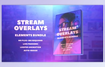 Download AtomX Stream Overlays Elements <span class='badge badge-warning'>Bundle</span> (Videohive 35300585) - AE Project