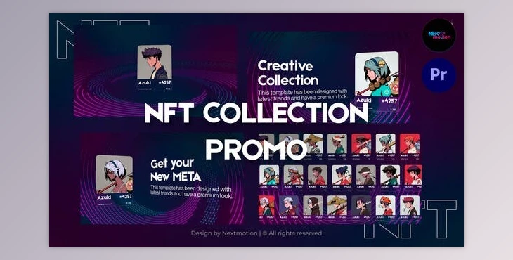 Download NFT Collection Promo MOGRT (Videohive 36110565)