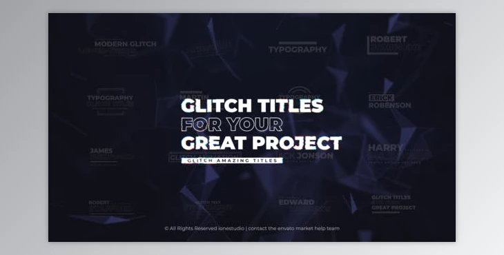 Download Glitch Titles (Videohive 36155279) - AE Project