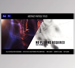 Download Abstract Particle Titles (Videohive 36137646) - AE Project