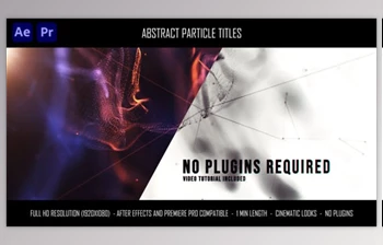 Download <span class='badge badge-warning'>Abstract</span> Particle Titles (Videohive 36137646) - AE Project