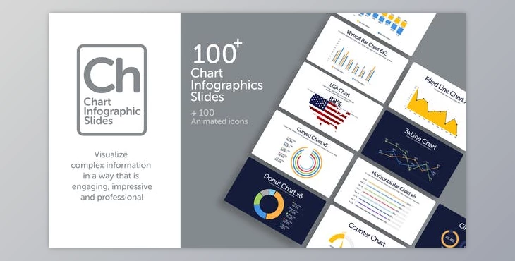 Download Chart Infographics Slides (Videohive 36162899) - AE Project