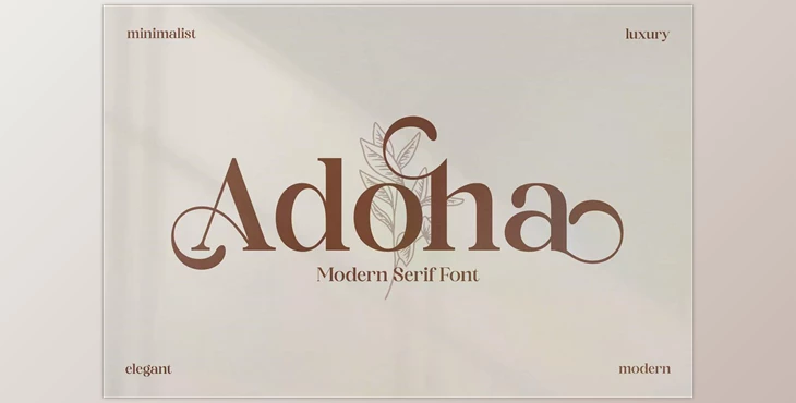 Download Adoha Serif Font Creativemarket 6975938