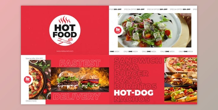 Download Fast Food Intro – Restaurant Promo (Videohive 36167581) - AE Project