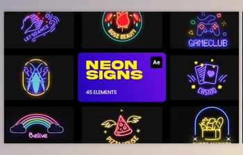 Download Neon <span class='badge badge-warning'>Signs</span> for After Effects (Videohive 36189209) - AE Project