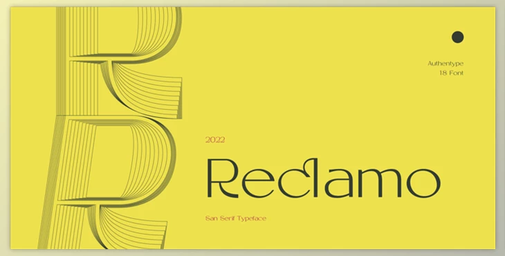 Download Reclamo – 18 San Serif Font