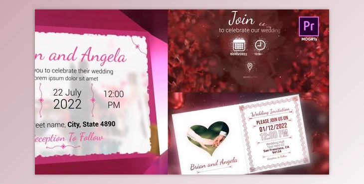 Download Wedding Invitations Pack (Videohive 36062397)