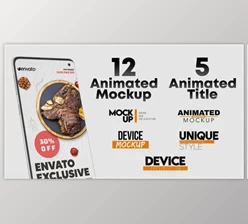Download Animated Android Phone Mockup and Title Set (Videohive 36135842) - AE Project