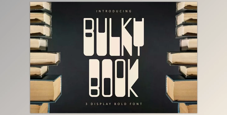 Download Bulkybook – 3 Display Bold Font