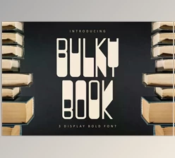 Download Bulkybook – 3 Display Bold Font