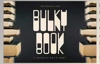Download Bulkybook – 3 <span class='badge badge-warning'>Display</span> Bold <span class='badge badge-warning'>Font</span>