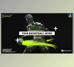 Download Your Basketball Intro – Basketball Opener DaVinci Resolve Template (Videohive 35554020)