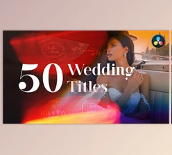 Download 50 Wedding Titles | For DaVinci Resolve – Videohive 34907973