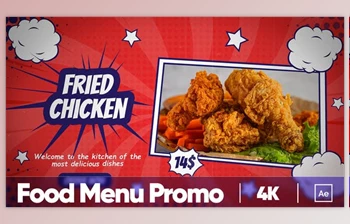 Download <span class='badge badge-warning'>Retro</span> <span class='badge badge-warning'>Style</span> Food Menu Promo (Videohive 36230063) - AE Project