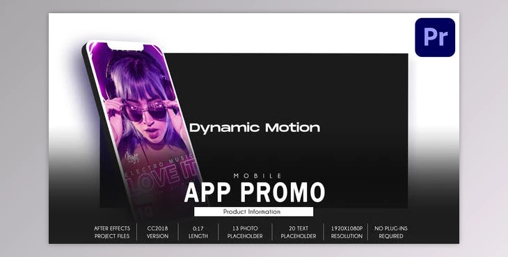 Download Mobile App Promo Dynamic Fast Mogrt 102 (Videohive 36267524)