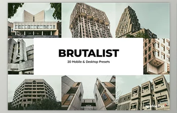 Download 20 Brutalist Lightroom <span class='badge badge-warning'>Presets</span> and LUTs