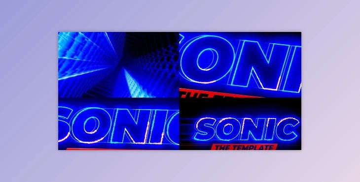 Download Sonic Text Logo Animation for Beginners using Adobe After Effects