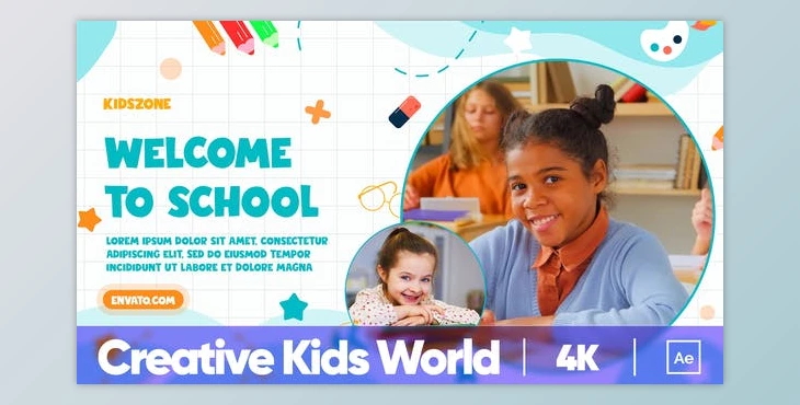 Download Creative Kids World Promo (Videohive 36240183) - AE Project