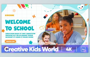 Download Creative <span class='badge badge-warning'>Kids</span> World Promo (Videohive 36240183) - AE Project