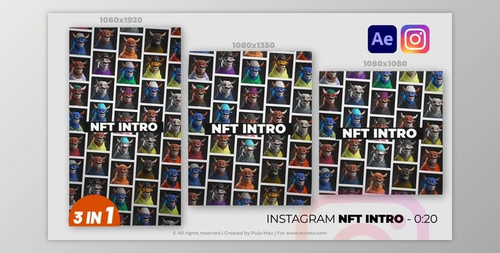 Download Instagram NFT Intro (Videohive 36203352) - AE Project