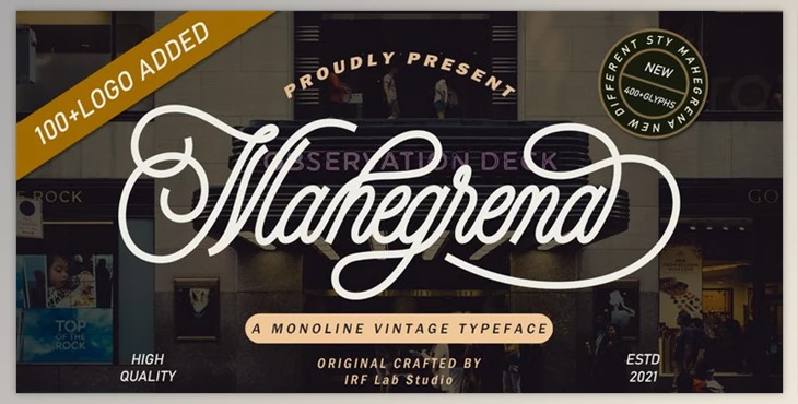 Download Mahegrena Font - MyFonts