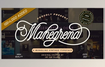 Download Mahegrena <span class='badge badge-warning'>Font</span> - MyFonts