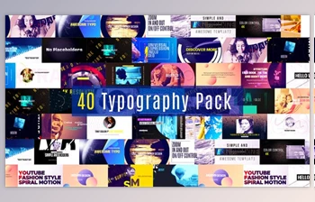 Download 40 <span class='badge badge-warning'>Typography</span> <span class='badge badge-warning'>Pack</span> (<span class='badge badge-warning'>Videohive</span> 36238386) - AE <span class='badge badge-warning'>Project</span>