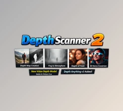 Depth Scanner (2): Native Video Depth Estimation by Aescripts (Win-v2.5.54, Mac-v2.3.31)