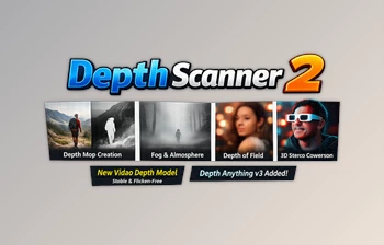 Depth Scanner (<span class='badge badge-warning'>2</span>): Native Video Depth Estimation by Aescripts (Win-v2.5.54, Mac-v2.3.31)