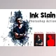 Download Ink Stain Photoshop Action CreativeMarket - 6987823