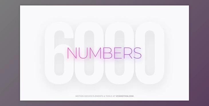 Download Titles – Numbers (Videohive 36360108) - AE Project