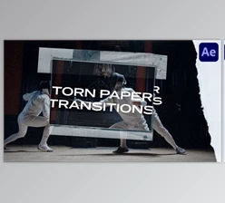 Download Torn Paper Transitions for AE (Videohive 36332705) - AE Project