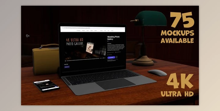 Download Vintage Laptop and Smartphone Mockups Pack (Videohive 36345634) - AE Project