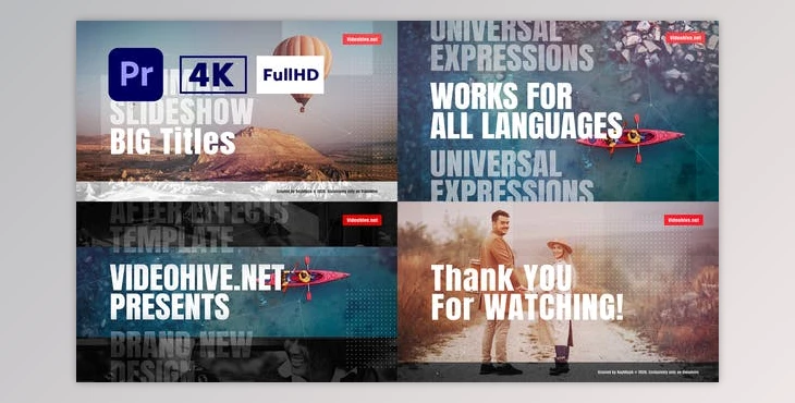 Download Minimal Slideshow Big Titles | Premiere Pro (Videohive 36342577)