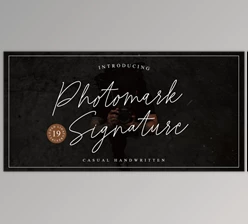 Download Photomark Signature Font - MyFonts
