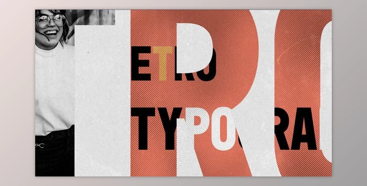 Download Retro Typography Intro (Videohive 36383727) - AE Project
