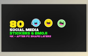 Download Emoji And Social Media Stickers <span class='badge badge-warning'>4K</span> <span class='badge badge-warning'>Pack</span> (<span class='badge badge-warning'>Videohive</span> 36353407) - AE <span class='badge badge-warning'>Project</span>