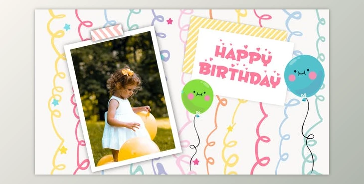 Download Kids Happy Birthday Slideshow (Videohive 36380328) - AE Project
