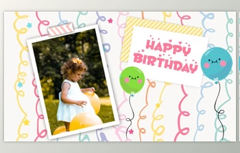 Download <span class='badge badge-warning'>Kids</span> Happy Birthday Slideshow (Videohive 36380328) - AE Project