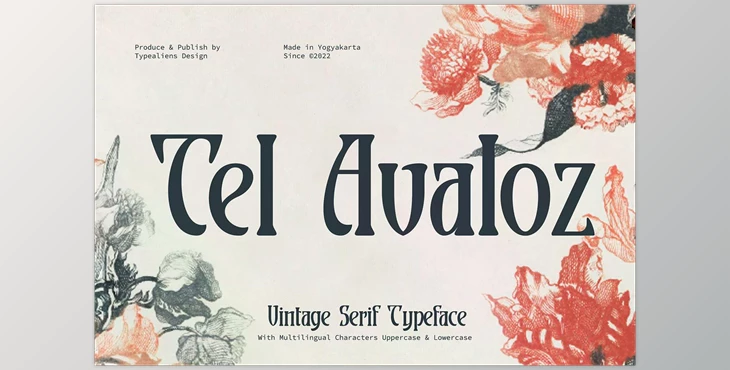 Download Tel Avaloz Typeface Font