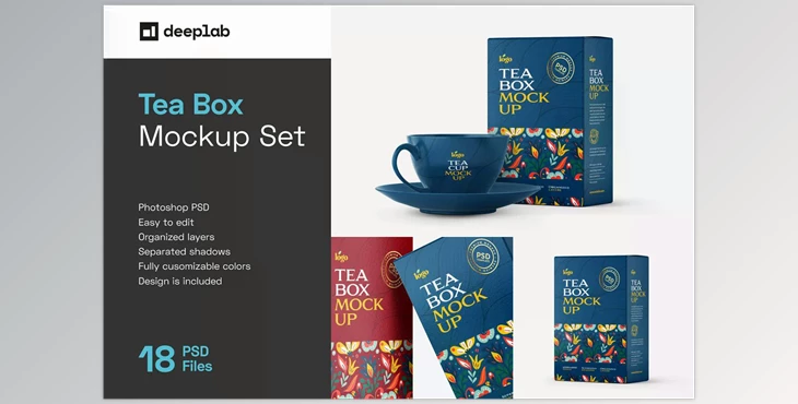 Download Cookies Box Packaging Mockup Set CreativeMarket - 6985417