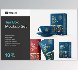 Download Cookies Box Packaging Mockup Set CreativeMarket - 6985417