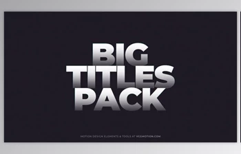 Download <span class='badge badge-warning'>Titles</span> – <span class='badge badge-warning'>Big</span> (<span class='badge badge-warning'>Videohive</span> 36360064) - AE Project