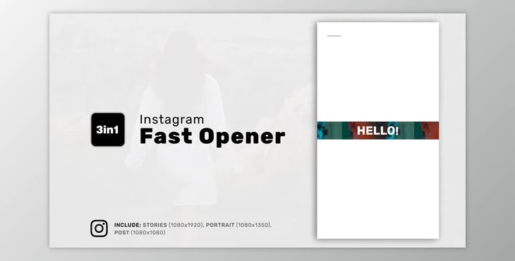 Download Instagram Fast Opener (Videohive 36343900) - AE Project