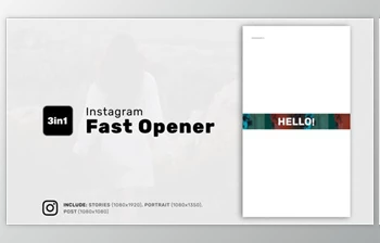 Download Instagram Fast <span class='badge badge-warning'>Opener</span> (Videohive 36343900) - AE Project