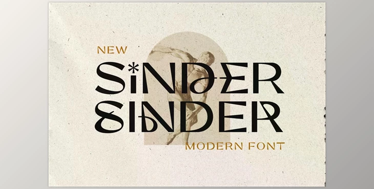 Download Sinder – Modern Font CreativeMarket 6981699